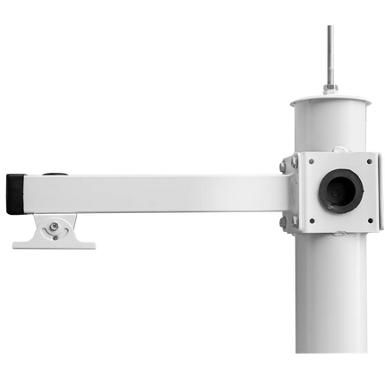 AlarmsysteemExpert.nl Cameramast 3.5m Wit, Gegalvaniseerd staal, Bliksemafleider