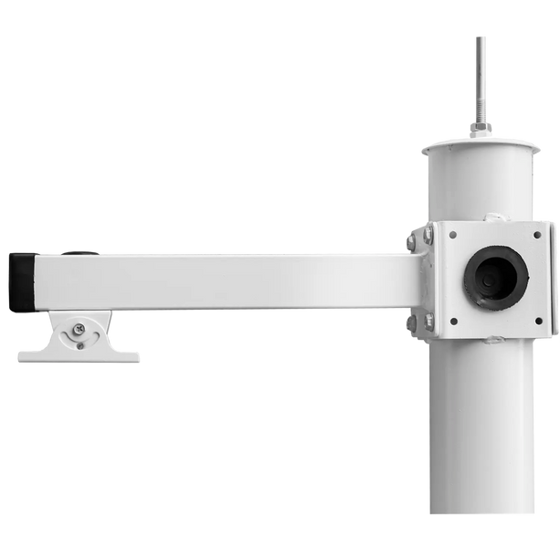 AlarmsysteemExpert.nl Cameramast 4.5m Wit, Gegalvaniseerd staal, Bliksemafleider