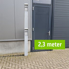 Color: RAL 9006 (gray)