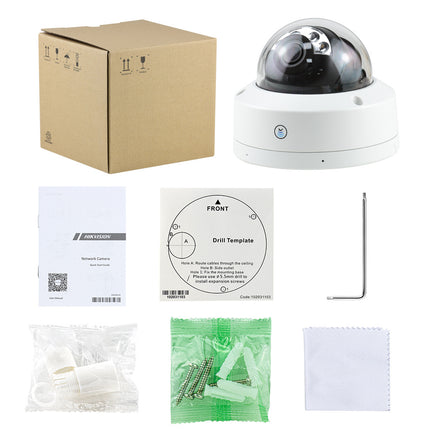 ASE D183-L, 8MP/4K, Smart Hybrid-Light Dome camera, PoE, Micro sd slot, microfoon, Hikvision OEM