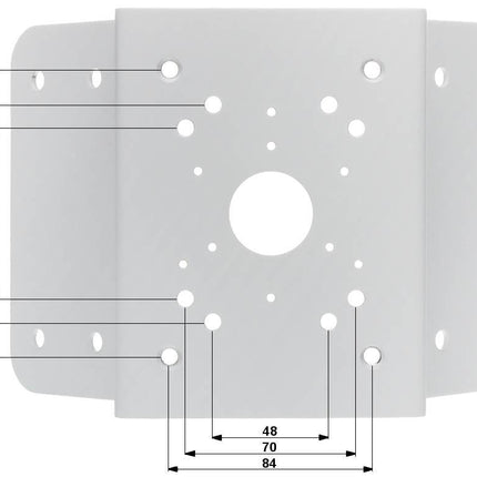 Dahua PFA151-B zwart hoekbeugel