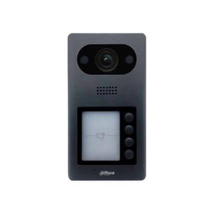Dahua VTO3211D-P4 Video Intercom buitenpost met 4 drukknoppen, Mifare taglezer, PoE
