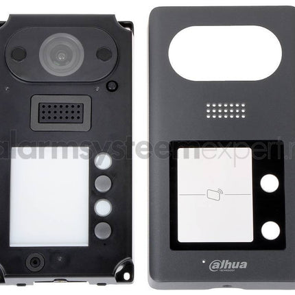 Dahua VTO3211D-P4 Video Intercom buitenpost met 4 drukknoppen, Mifare taglezer, PoE
