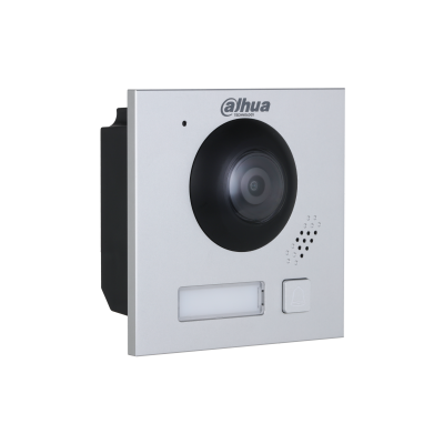 Dahua VTO4202F-P1 Video Intercom Camera Hoofdmodule Zwart met 1 beldrukker