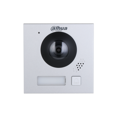 Dahua VTO4202F-P1 Video Intercom Camera Hoofdmodule Zwart met 1 beldrukker
