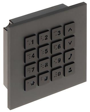 Dahua VTO4202FB-MK keyboard module Zwart