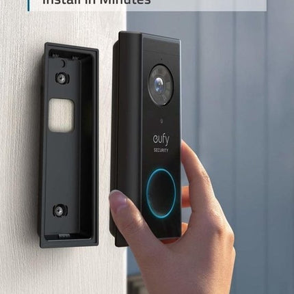 Eufy Videodeurbel Add-on, 2K resolutie, oplaadbare batterij, uitbreiding op Homebase