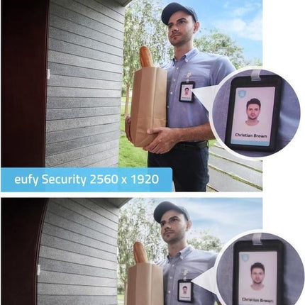 Eufy Videodeurbel set draadloos met Homebase