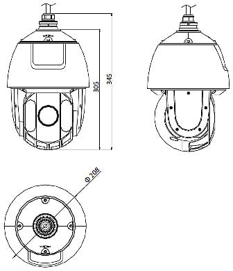 Hikvision DS-2DE5225IW-AE/S6 | PTZ | 2MP | 25x zoom | 150m IR | AcuSense