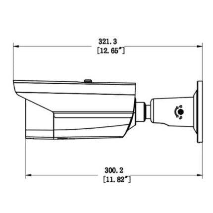 Hikvision DS-2TD2617-6/QA 160x120/4MP HeatPro Bullet Thermische openingshoek 15.96°