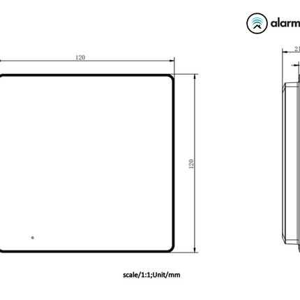 Hikvision DS-KH6110-WE1 Binnenpost met 4.3 inch scherm PoE/12v WiFi