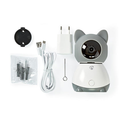 Nedis Draaibare SmartLife Camera voor Binnen, kinder/baby monitorcamera