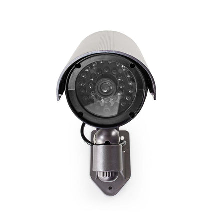 Nedis Dummy beveiligingscamera Bullet IP44 Zilver