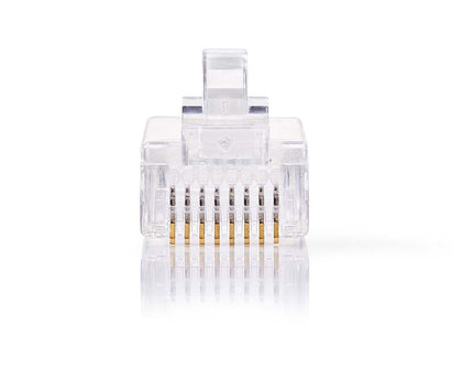 Nedis RJ45 Connector CAT5e , Verguld 10 Stuks, Solid Ader