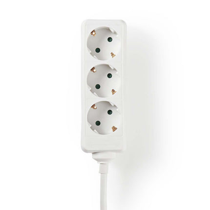 Nedis Stekkerdoos met randaarde, 16 A, 3-wegs, 1.5m