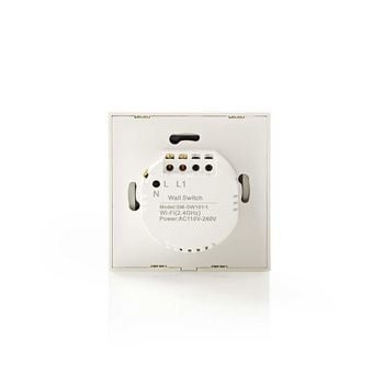 Nedis Wi-Fi smart lichtschakelaar | Enkel